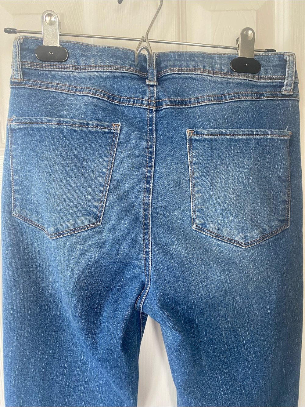 Dip Demim Slim High-Rise Women's Jeans in Medium Blue Sz 6 - Picture 4 of 13